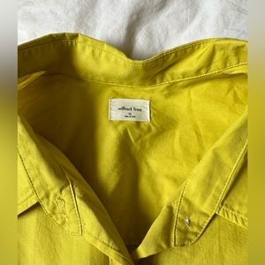 chartreuse green wilfred button down